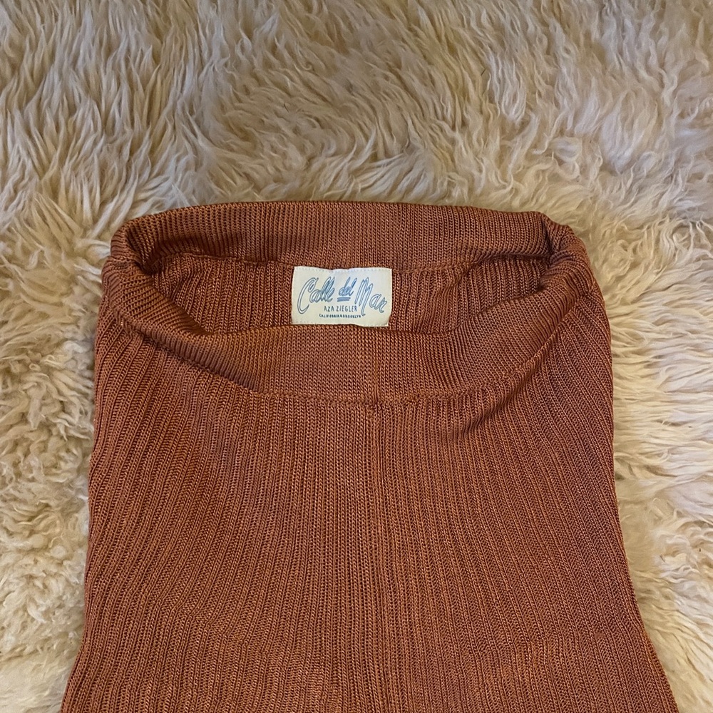 Women's Ribbed Flared pants - Picture 3 of 4